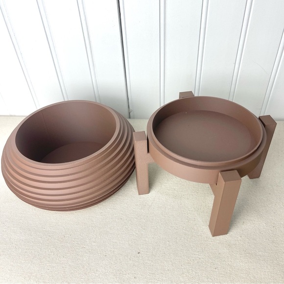 Indoor Planter Pot, The Frons Planter Pot, Drip Tray and Stand - Picture 7 of 8